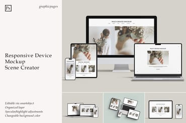 Responsive Device Mockup - Scene Creator