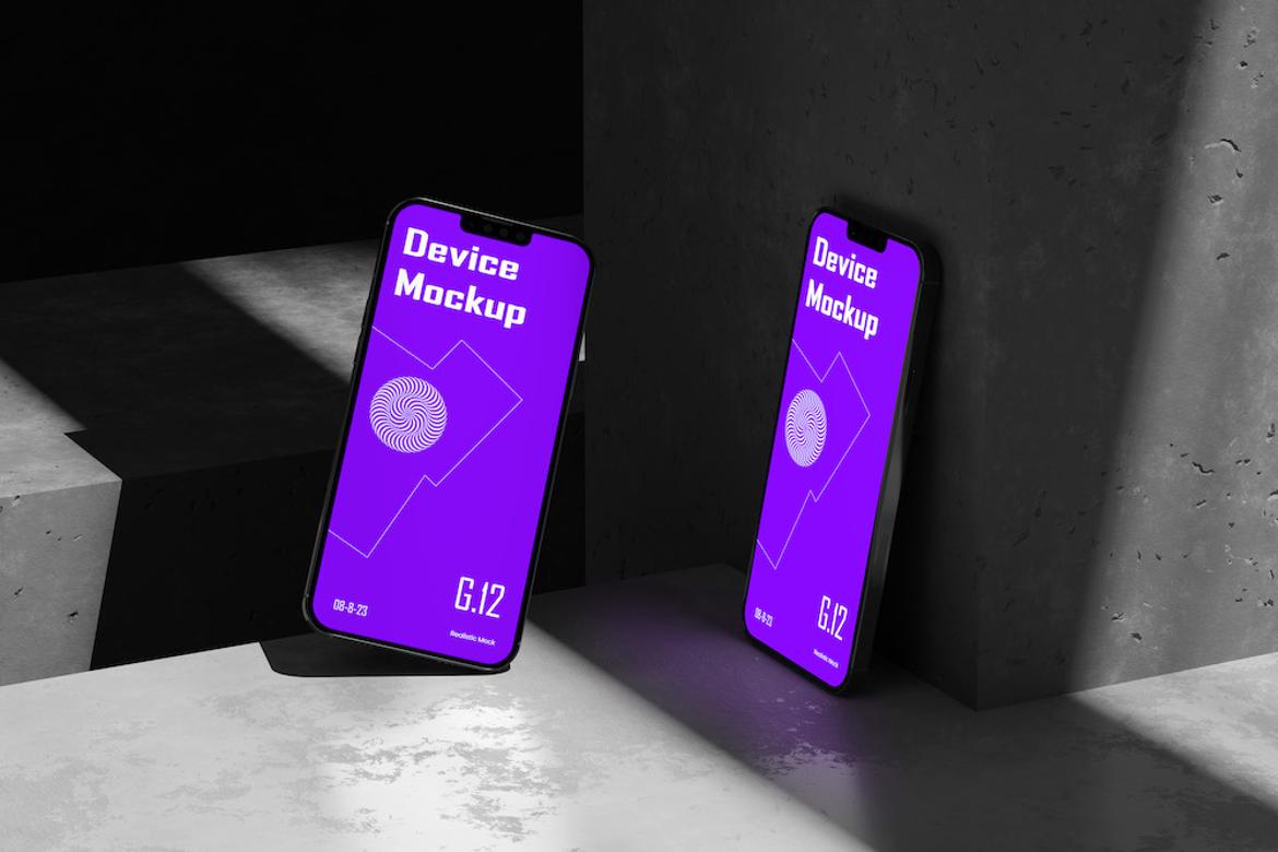 Modern Phone Mockup Template Showcase
