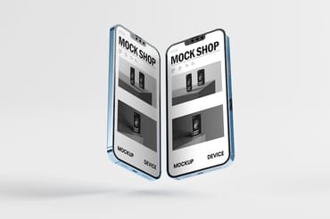 Modern Smartphone Mockup Set