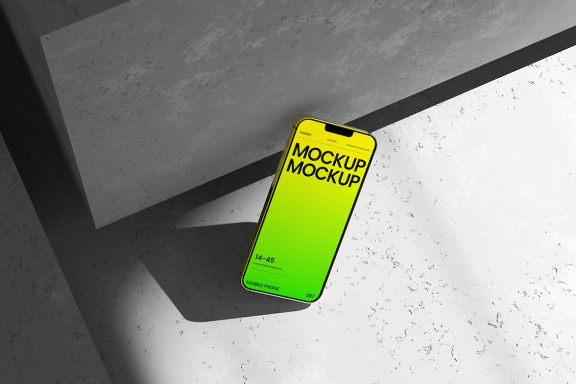 Modern Mobile Phone Mockup PSD