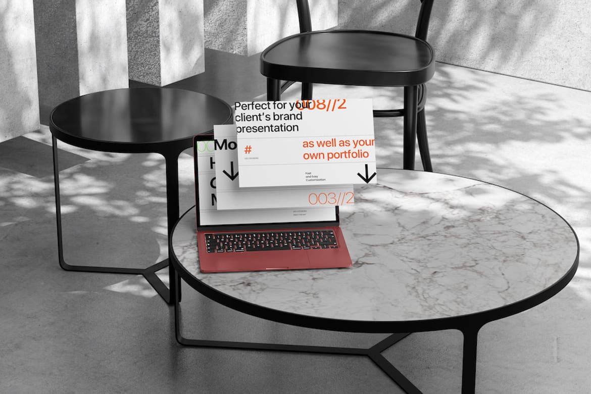 Professional Laptop Mockup for Presentation