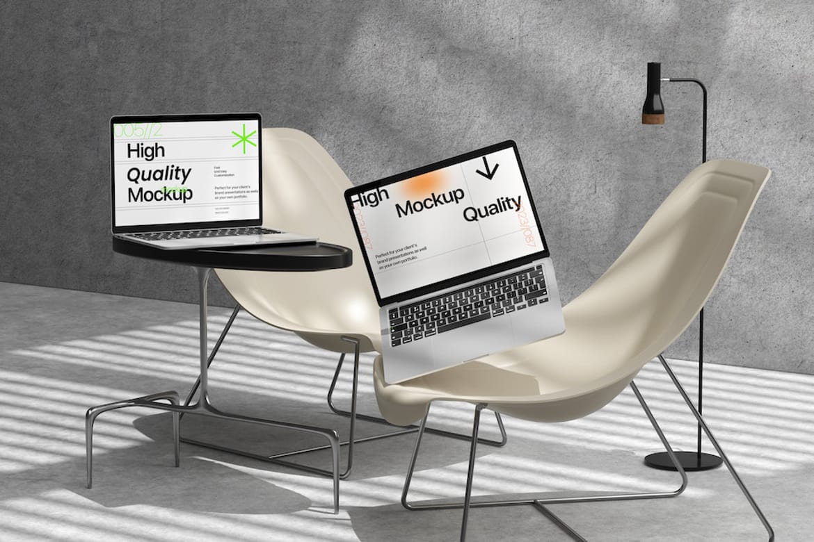 Professional Laptop Mockup for Presentation