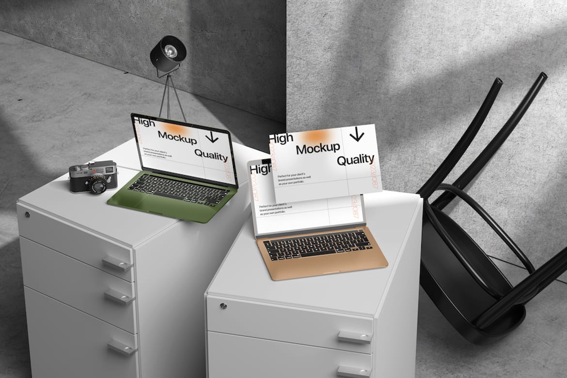 Professional Laptop Mockup for Presentation