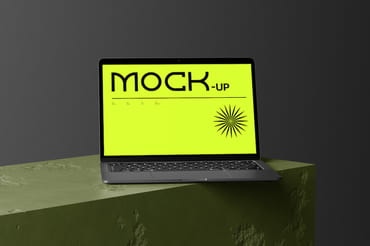 Laptop Mockup Template for Display