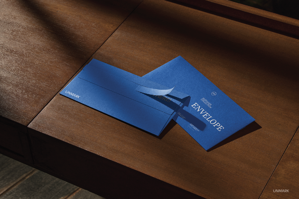 Envelope Mockups in hand