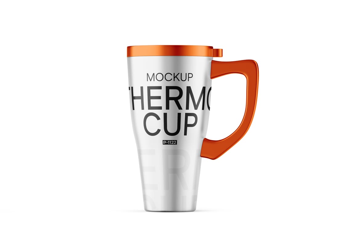 Steel Travel Cup Mockup