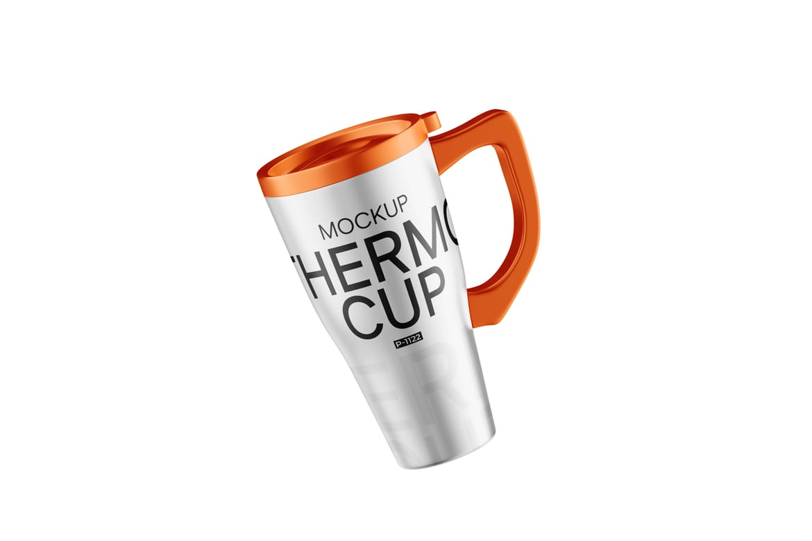 Steel Travel Cup Mockup