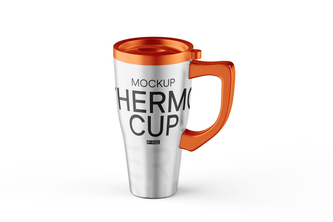 Steel Travel Cup Mockup