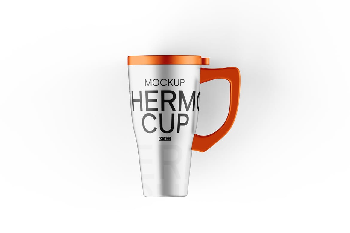 Steel Travel Cup Mockup