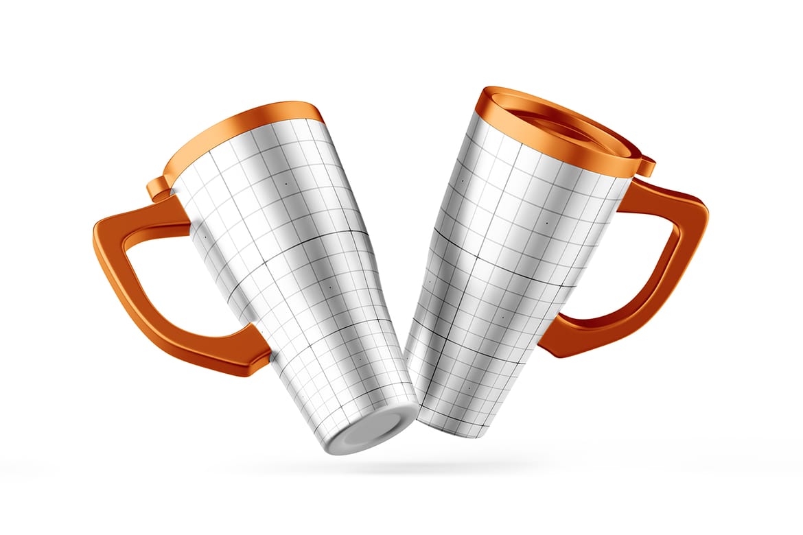 Steel Travel Cup Mockup