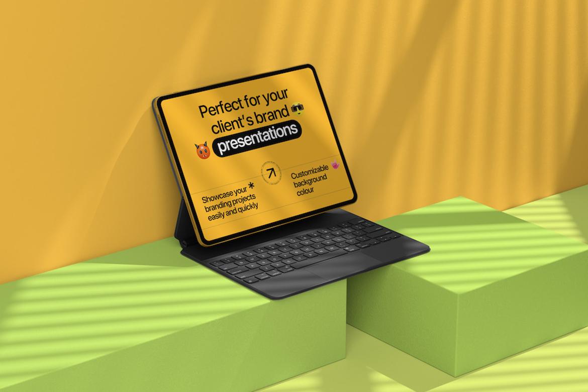 Customizable Tablet Mockup Design Template