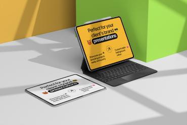 Customizable Tablet Mockup Design Template