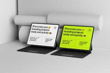 High Resolution Tablet Mockup Template