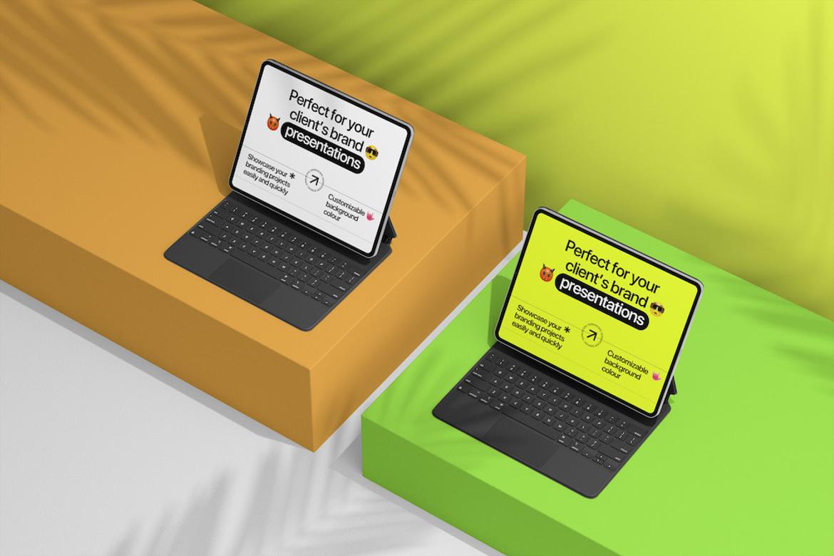 Customizable Tablet Mockup Design Template