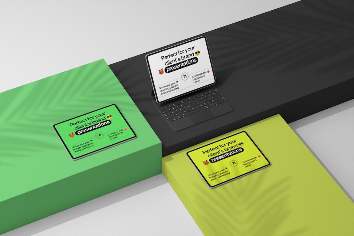 Customizable Tablet Mockup Design Template