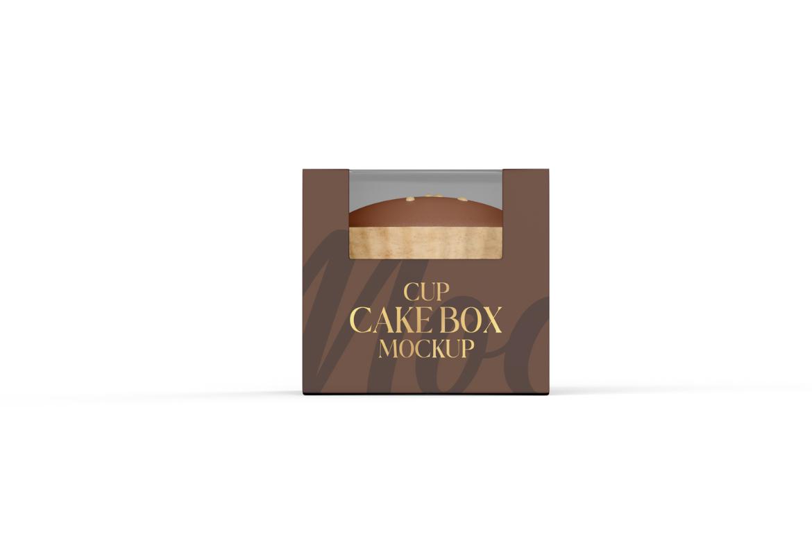 Cupcake Box Mockup