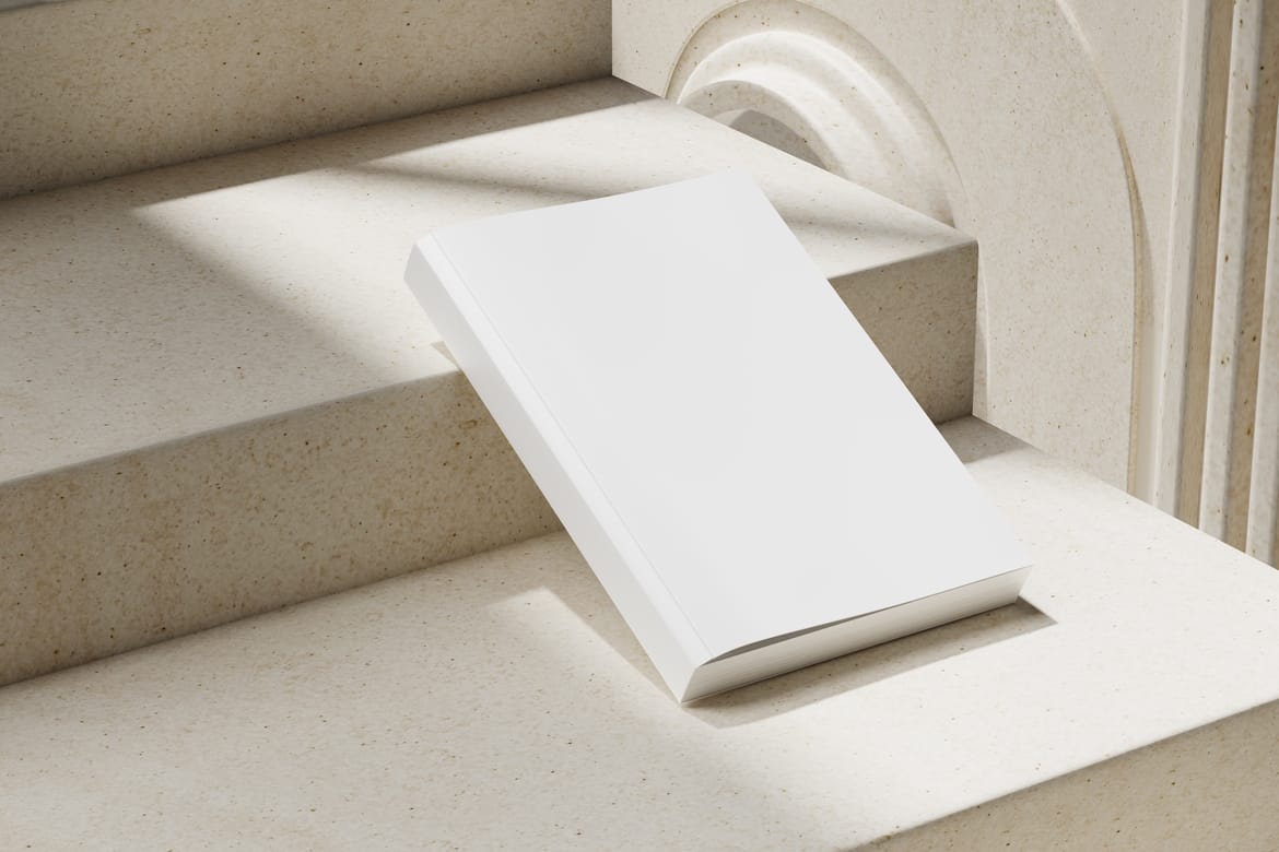 Soft Cover Book A4 Mockup
