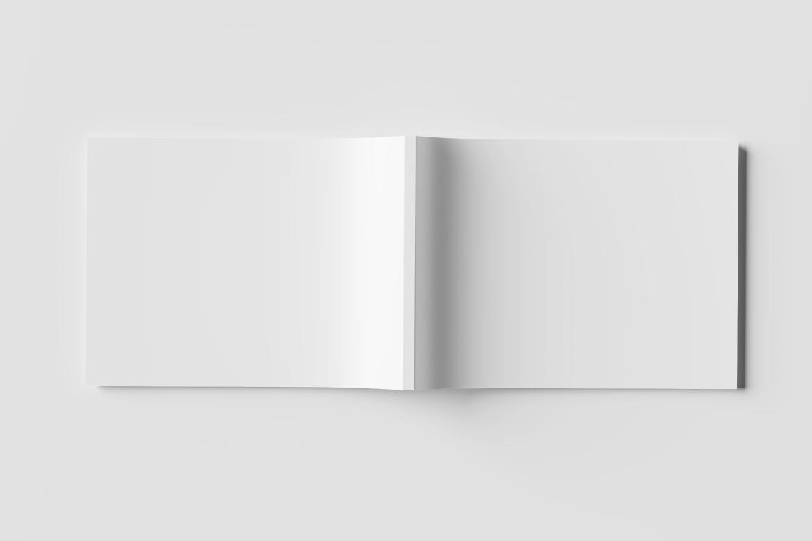 Us Letter Landscape Magazine Mockup