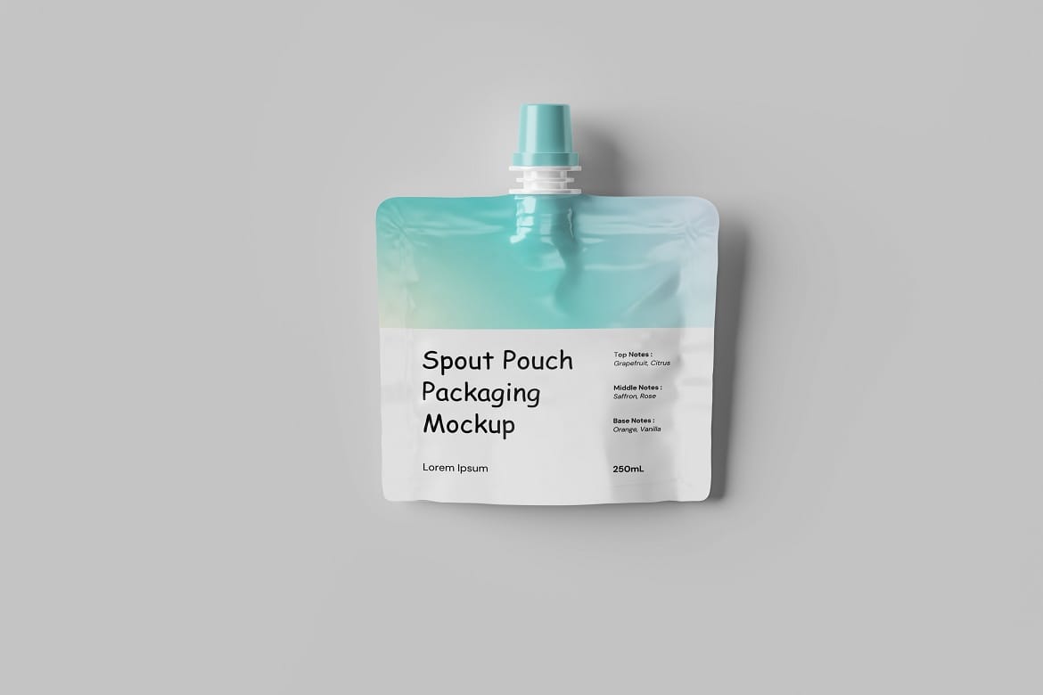 Spout Pouch Packaging Mockup