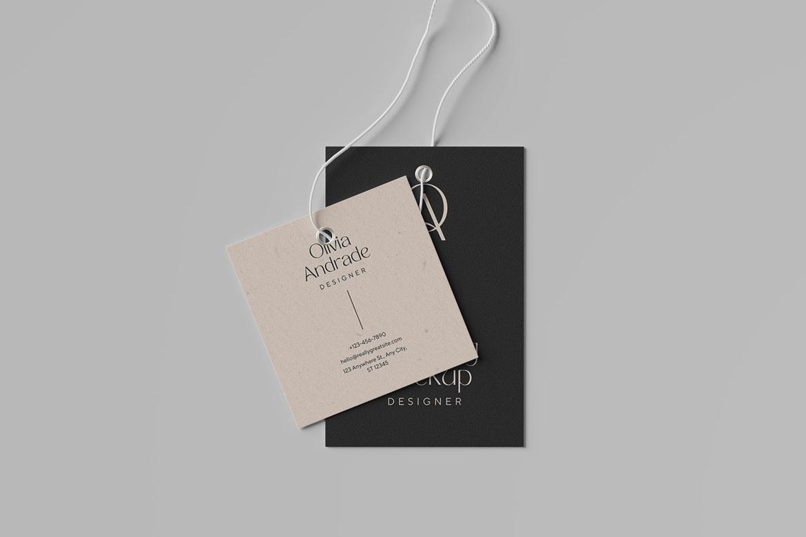 Label tag Mockup