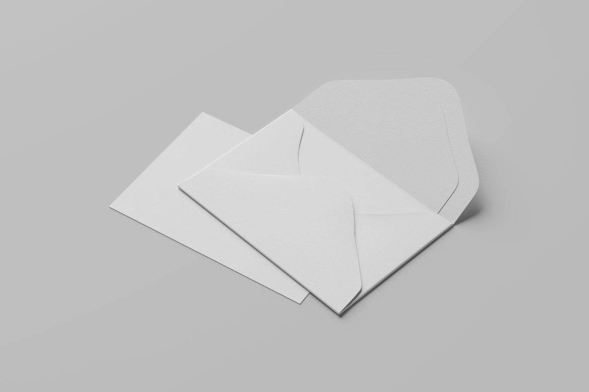 A2 Card & Envelope Mockup