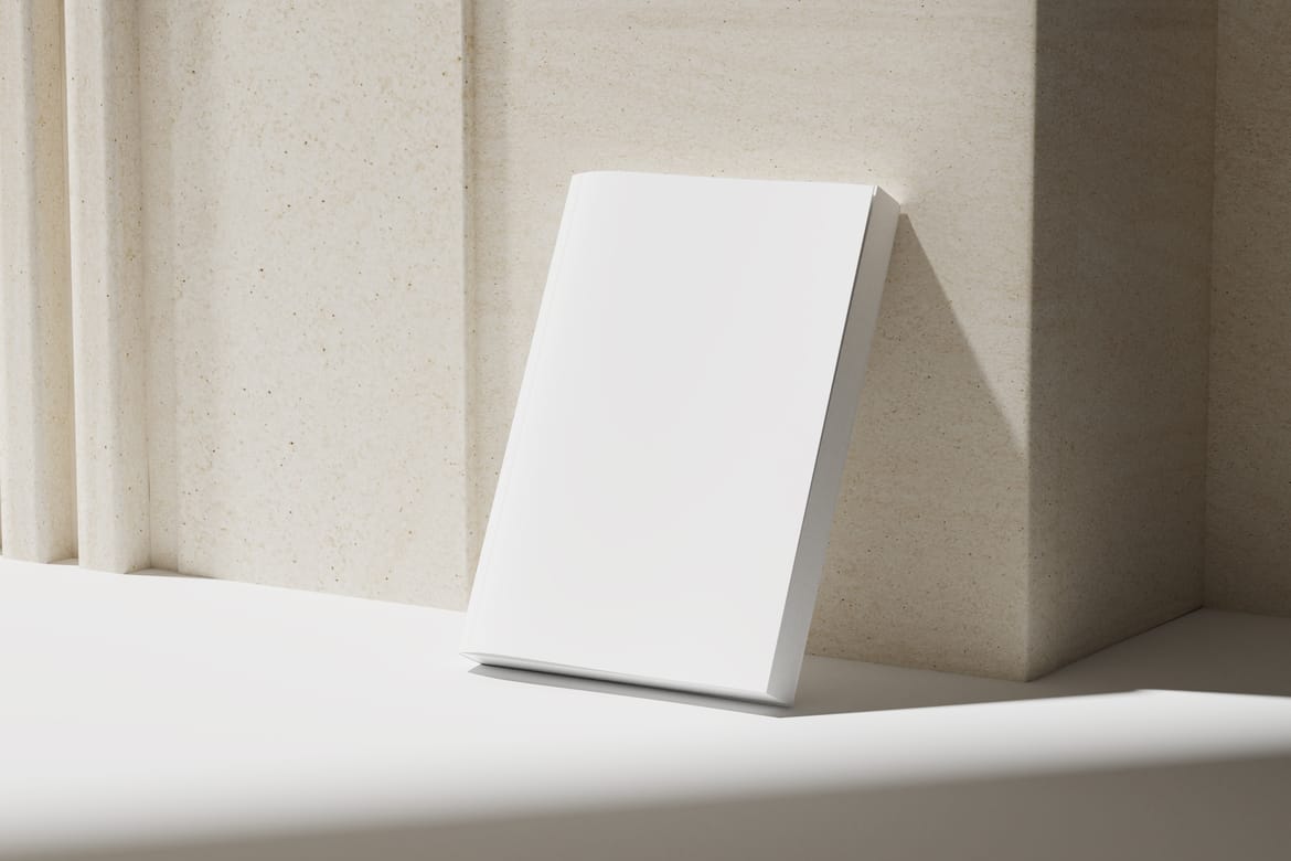 Soft Cover Book A4 Mockup