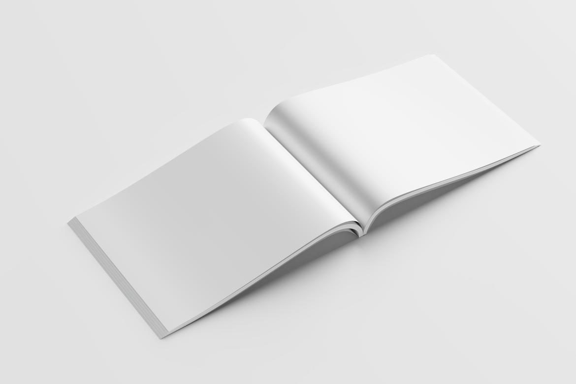 Us Letter Landscape Magazine Mockup
