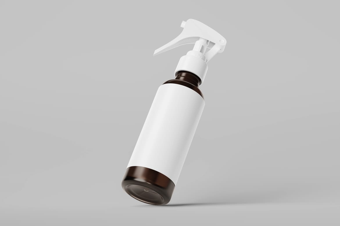 Spray Bottle Mockup