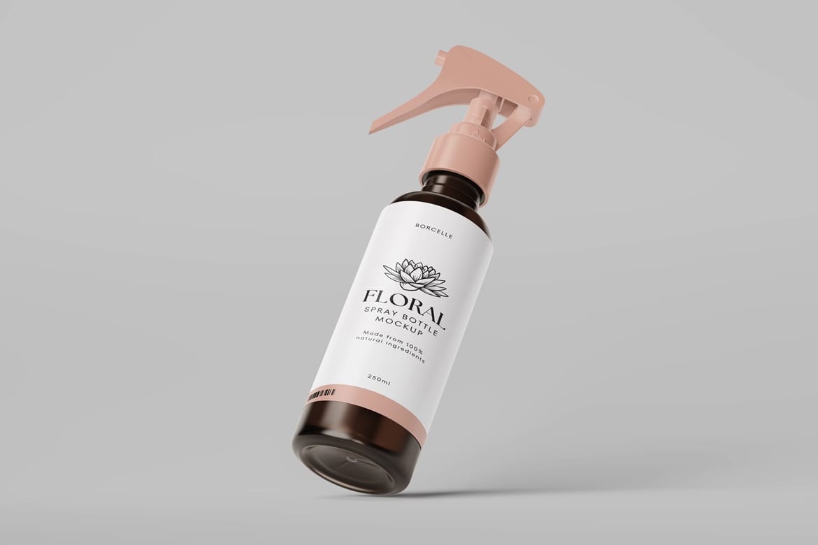 Spray Bottle Mockup