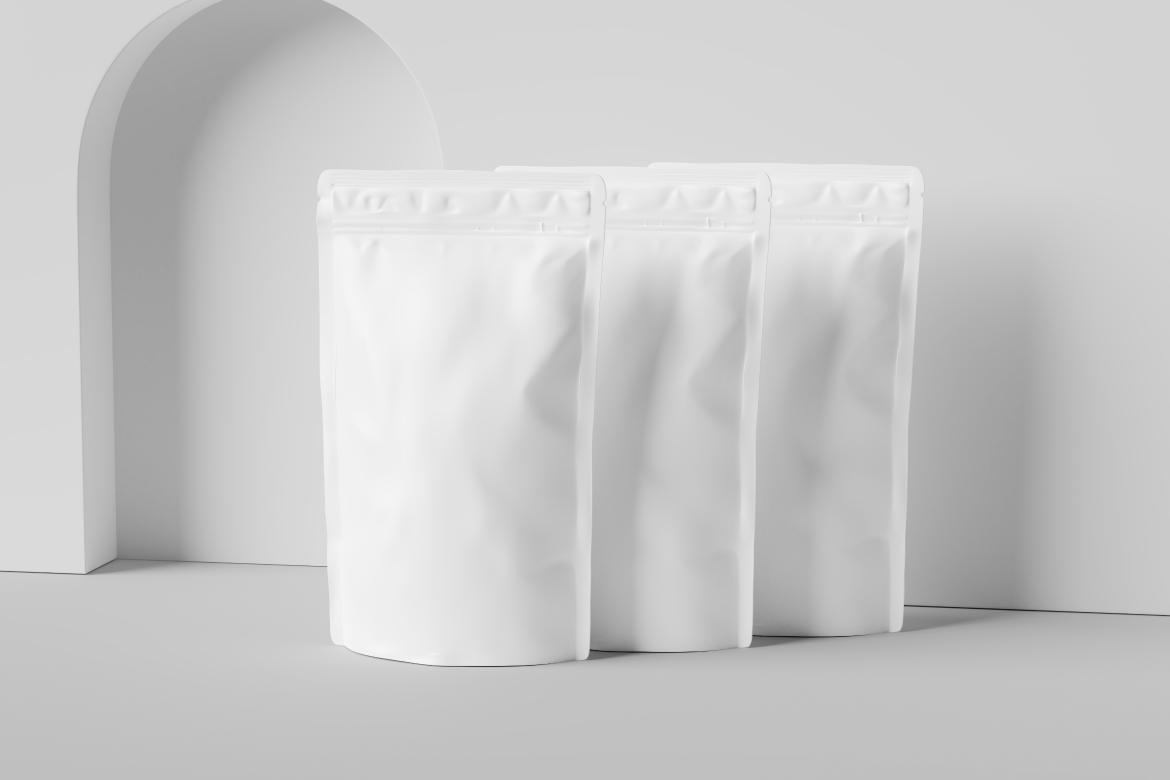 Pouch packaging Mockup