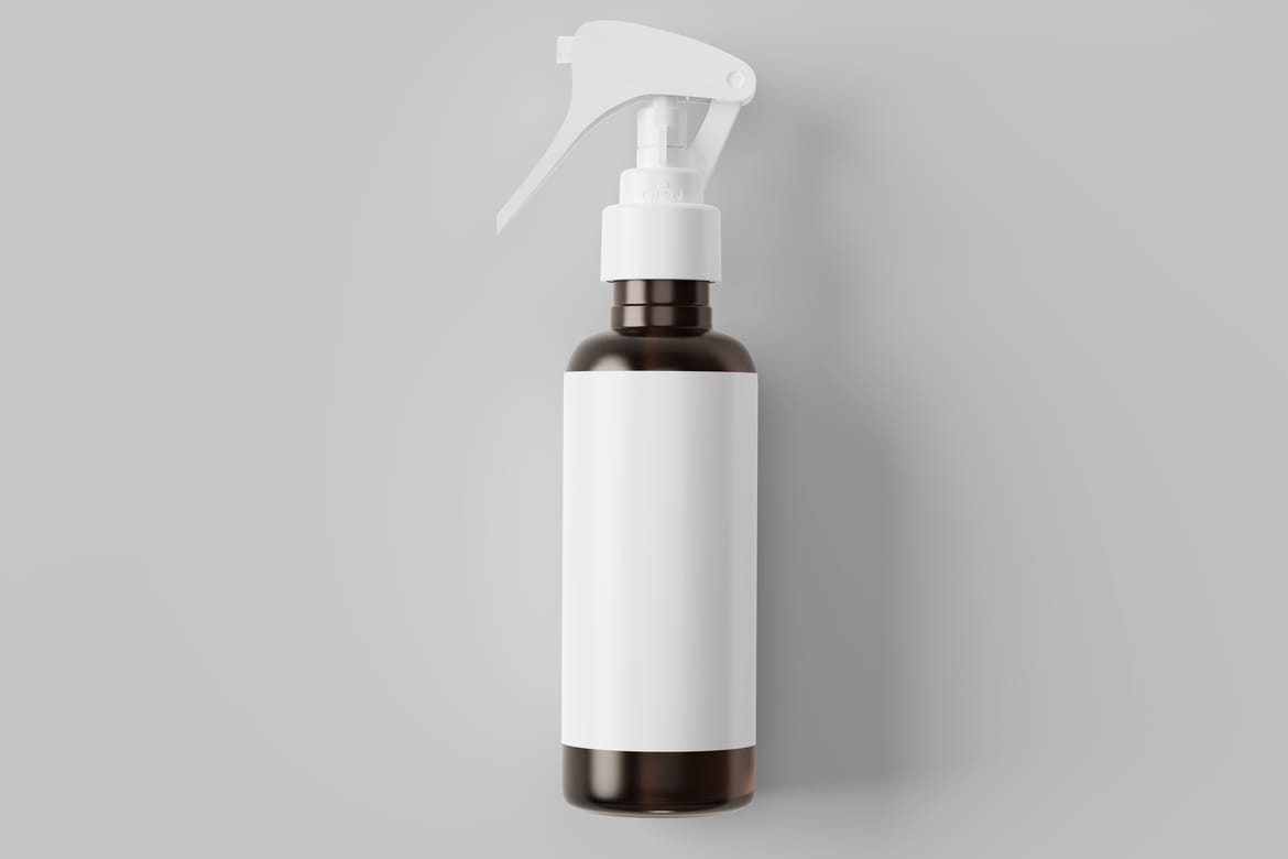 Spray Bottle Mockup