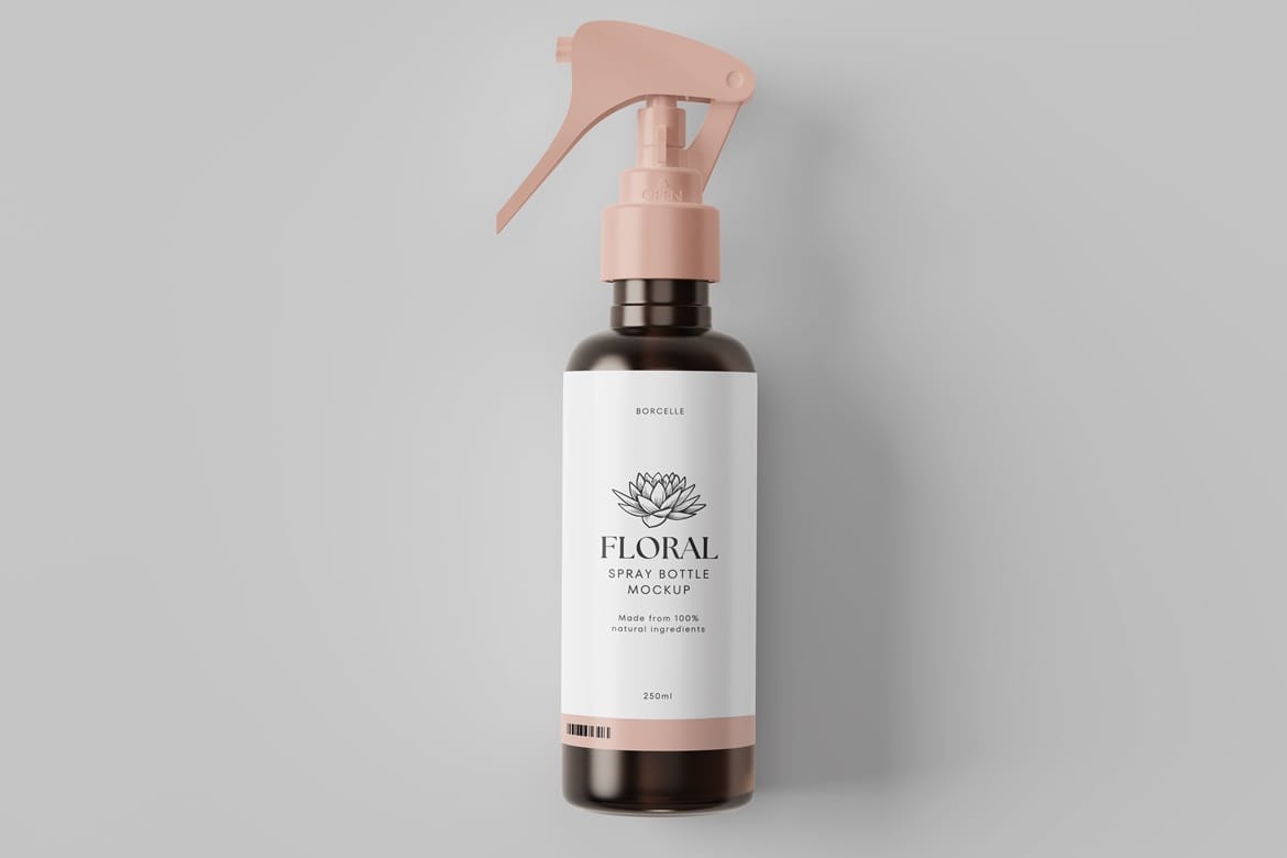 Spray Bottle Mockup