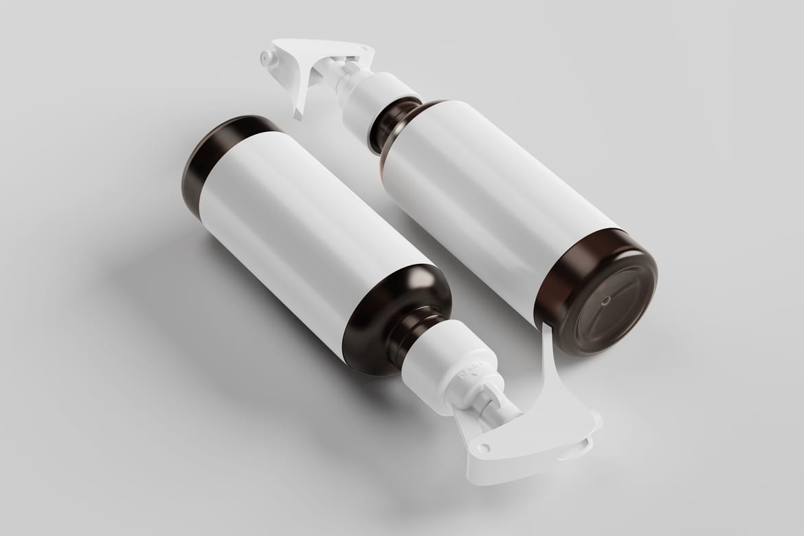 Spray Bottle Mockup