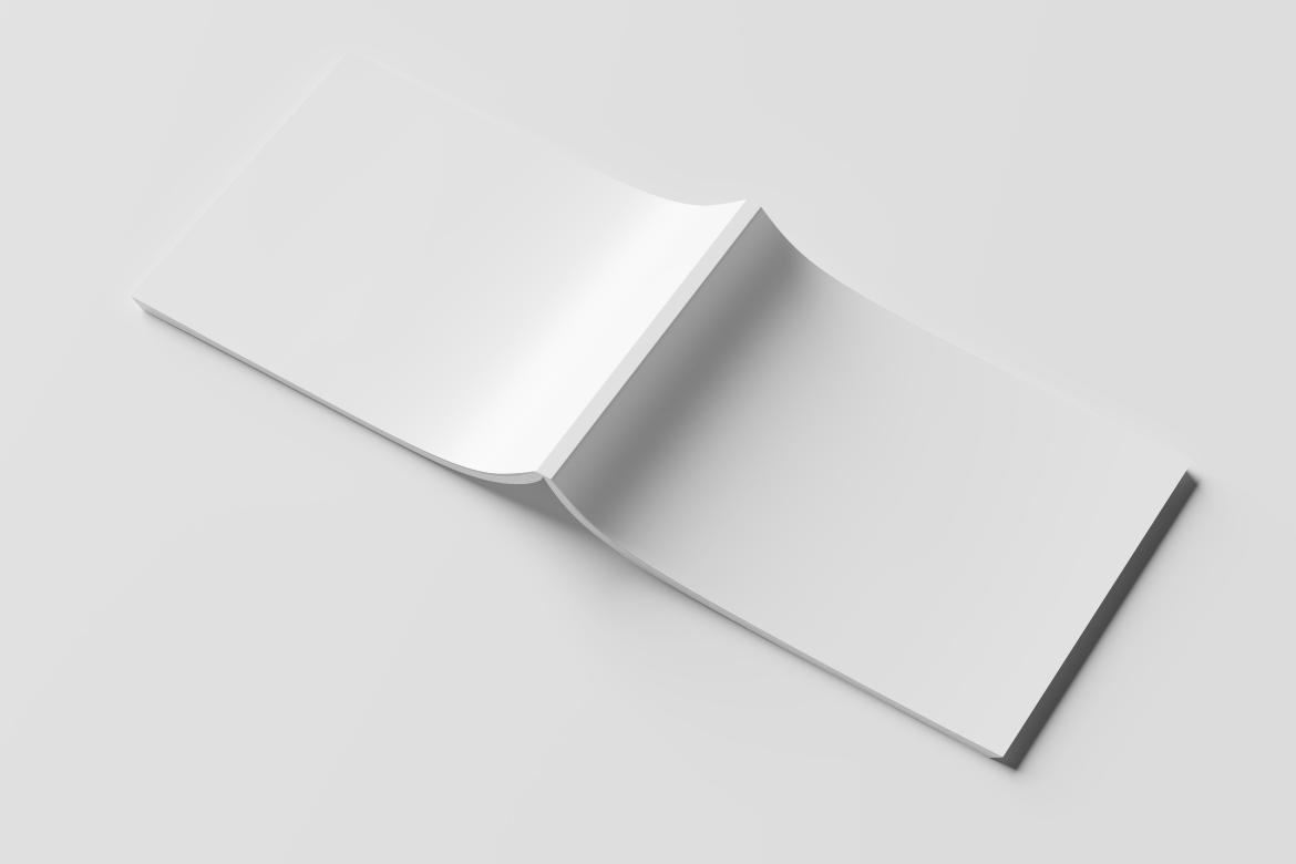 Us Letter Landscape Magazine Mockup