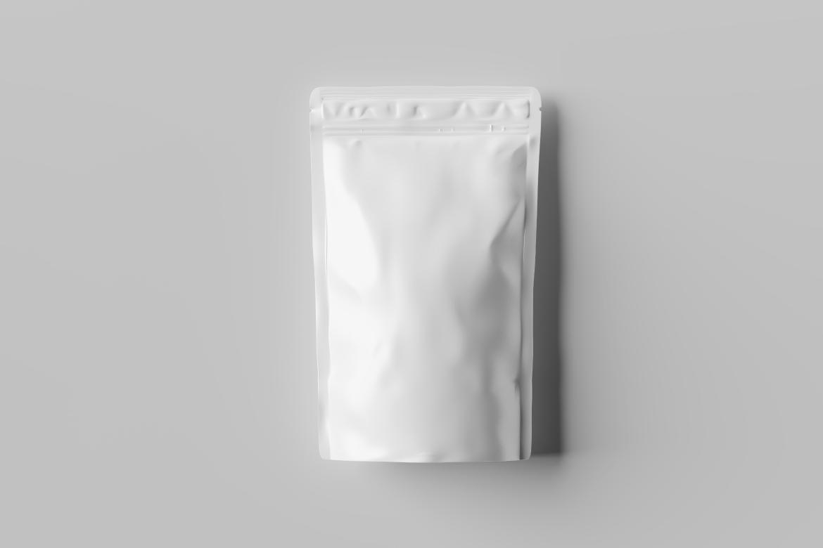 Pouch packaging Mockup