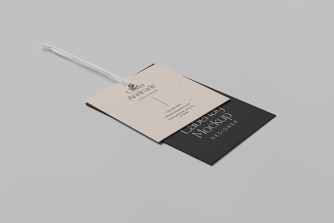 Label tag Mockup