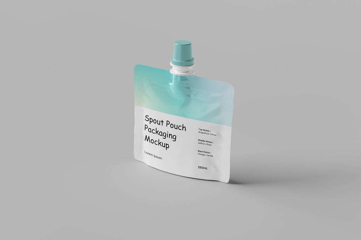 Spout Pouch Packaging Mockup