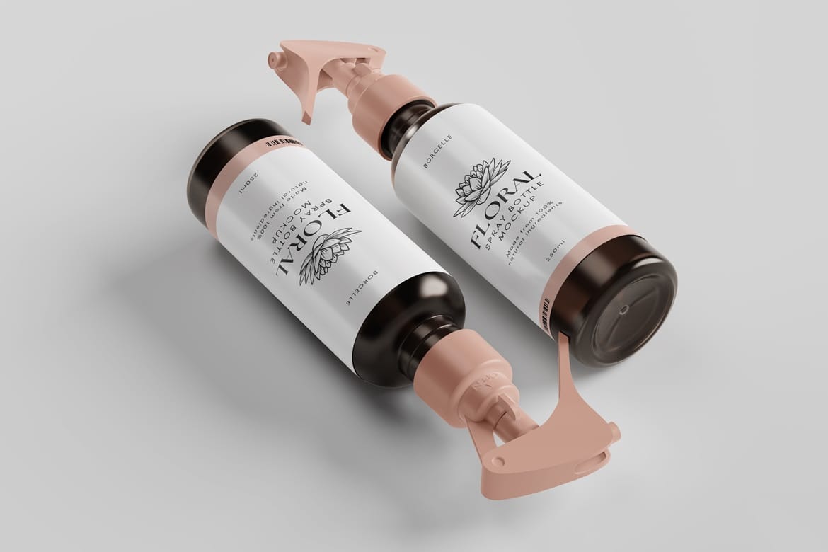 Spray Bottle Mockup