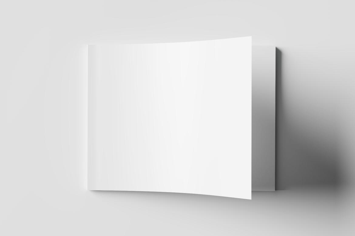 Us Letter Landscape Magazine Mockup
