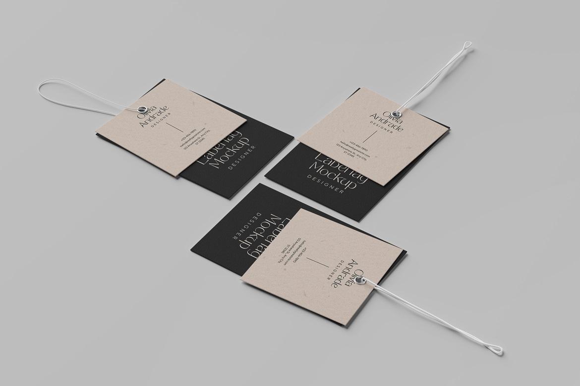 Label tag Mockup