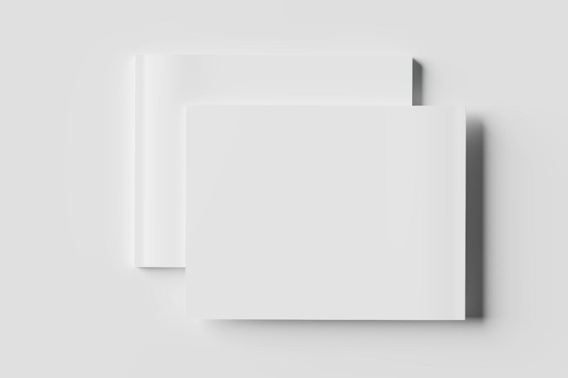 Us Letter Landscape Magazine Mockup