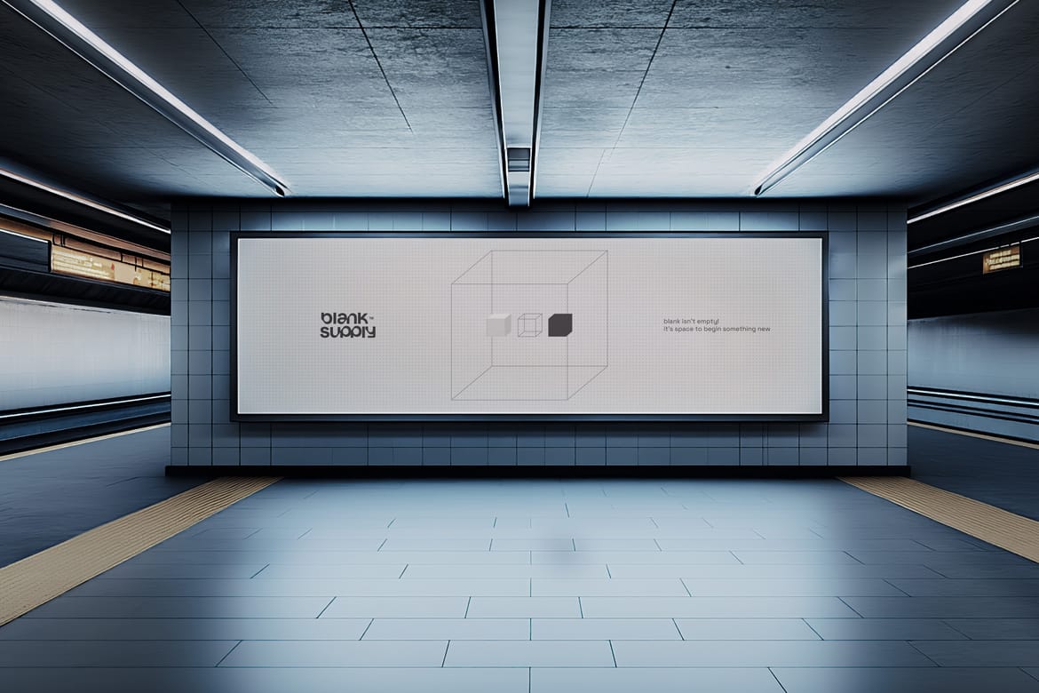 10 Subway Screen Mockup Bundle [B3]