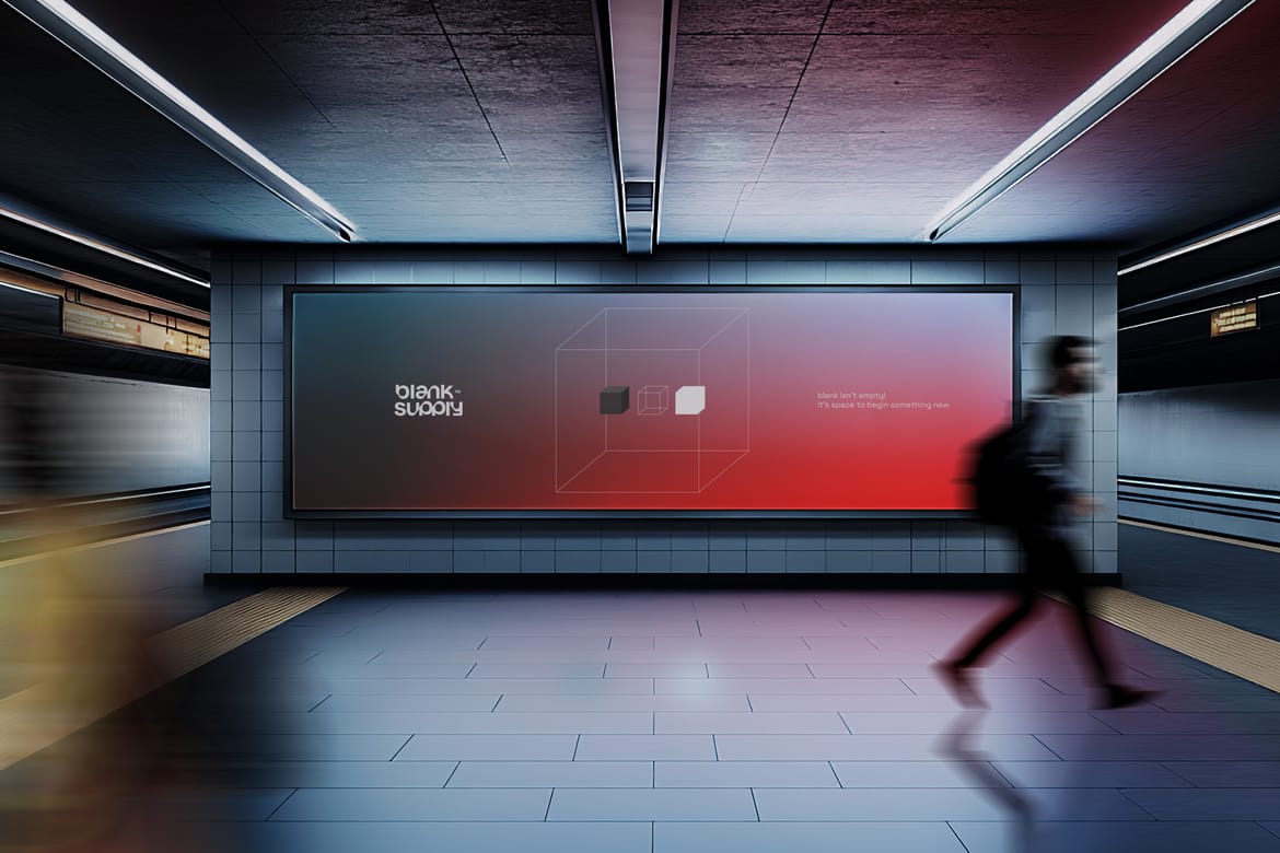 10 Subway Screen Mockup Bundle [B3]