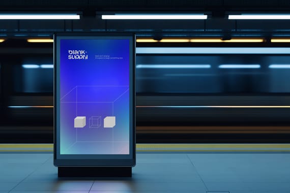 10 Subway Screen Mockup Bundle [B3]