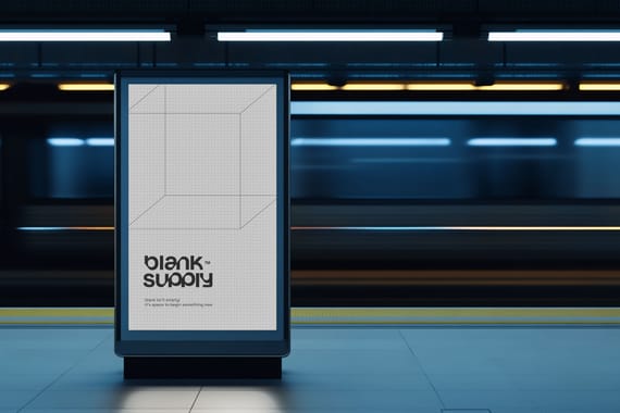 10 Subway Screen Mockup Bundle [B3]