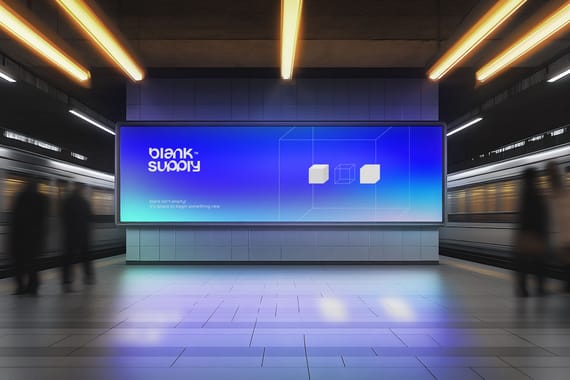 10 Subway Screen Mockup Bundle [B3]