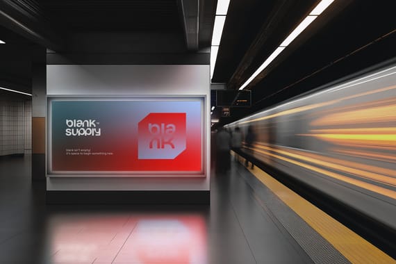 10 Subway Screen Mockup Bundle [B3]