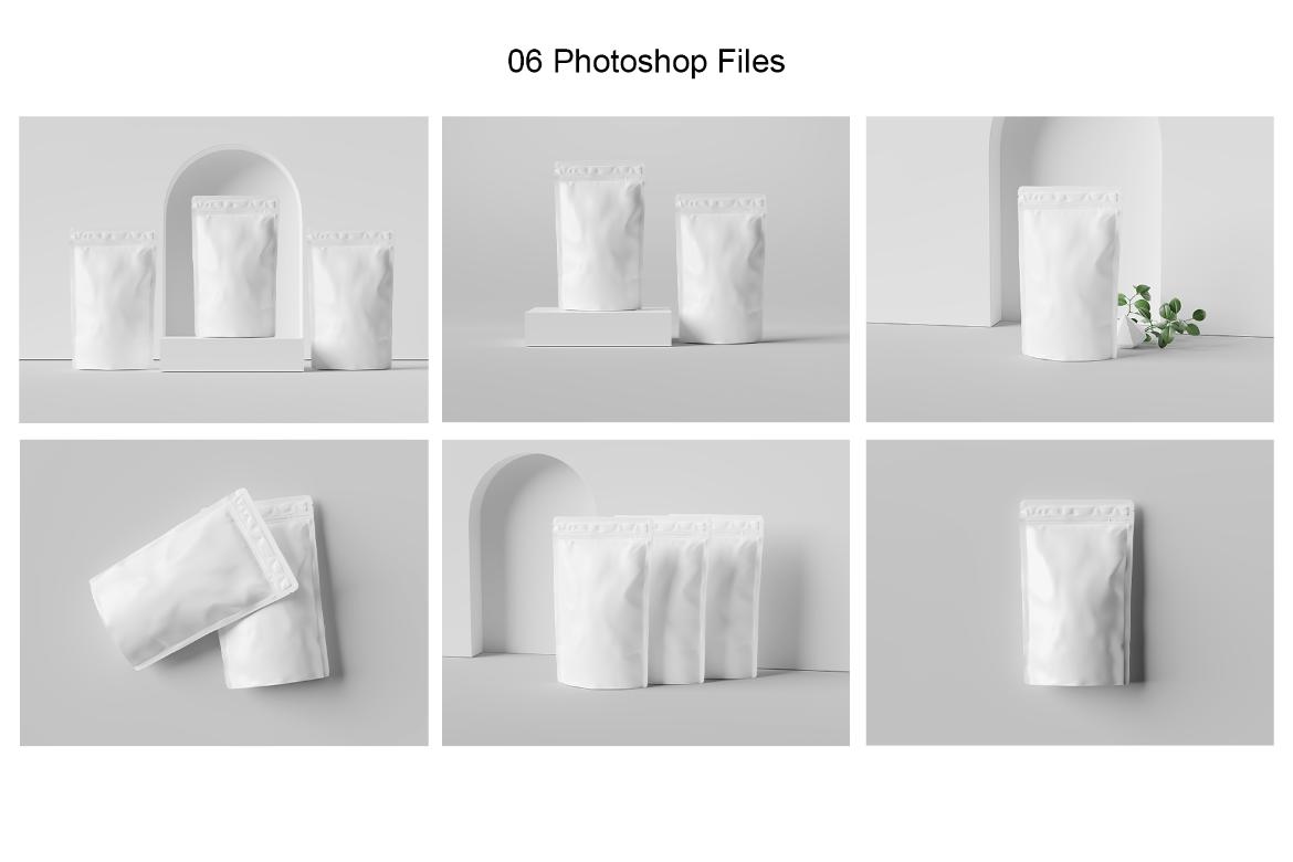 Pouch packaging Mockup
