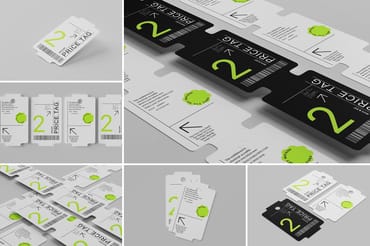 Price tag Mockup