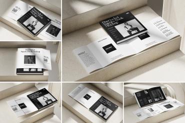 Dust Jacket Cover Book Mockup